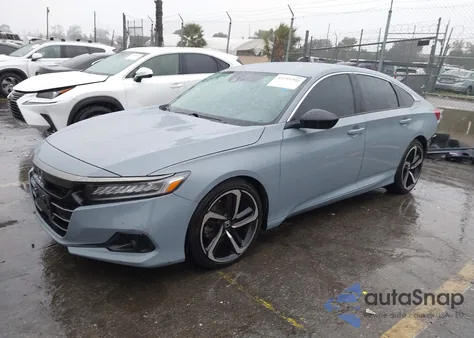 2021 Honda Accord Sport Special Edition from USA, damaged, VIN 1HGCV1F45MA104760